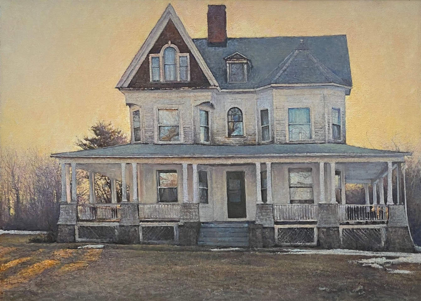 Peter Poskas, January Thaw, 2022-2023
oil on panel, 16 3/4 x 23 3/4 in. (42.5 x 60.3 cm)
PP250201