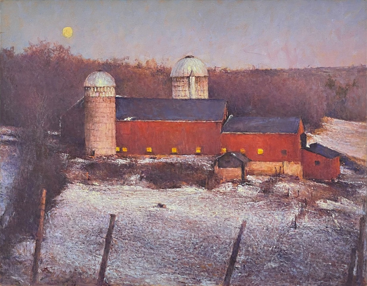 Peter Poskas, Parmelee Farm, 2004
oil on panel, 16 1/4 x 22 in. (41.3 x 55.9 cm)
PP250202