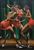 singing sisters unframed
