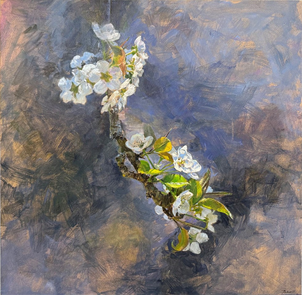 Peter E. Poskas III, Blossoming Pear
oil on panel, 24 3/8 x 24 in. (61.9 x 61 cm)
PPIII250301