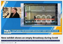 Mark S. Kornbluth News & Events: New exhibit shows an empty Broadway during Covid, April 14, 2025 - Good Day New York, FOX 5 WNYW