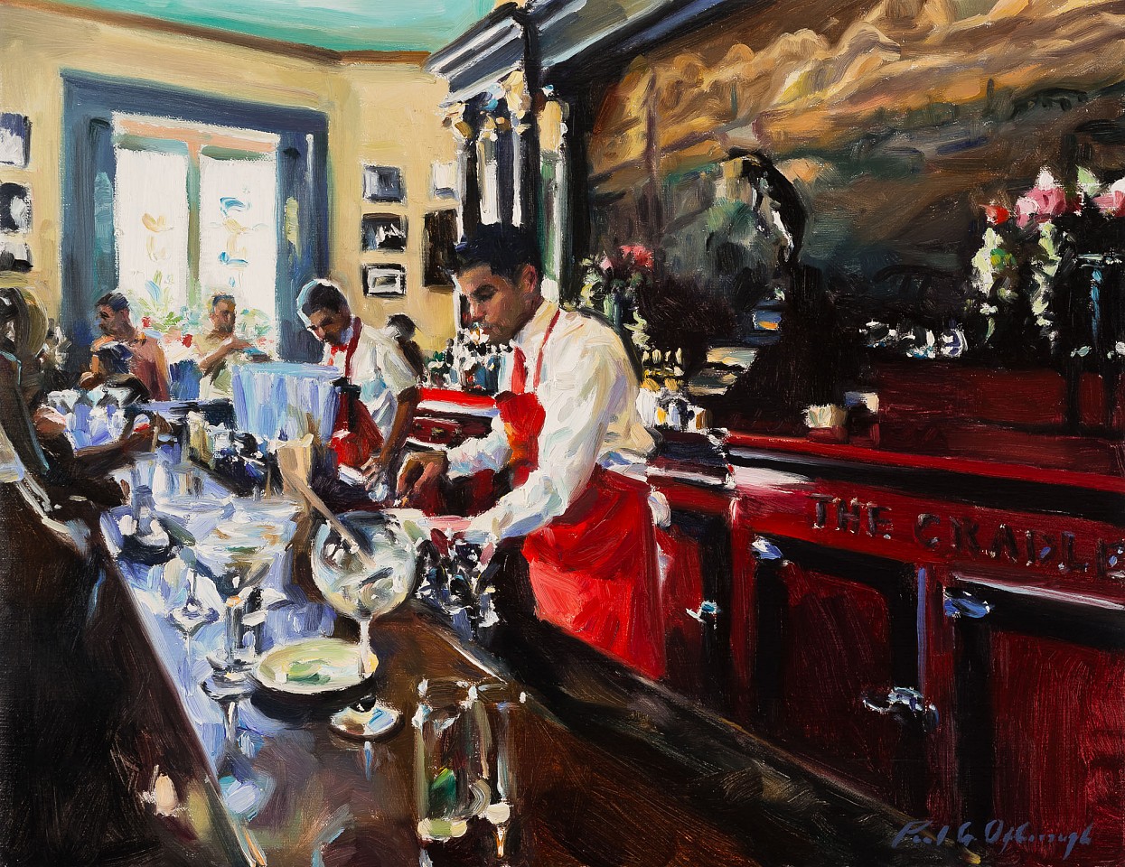 Paul G. Oxborough, El Floridita, 2025
oil on linen, 14 x 18 in. (35.6 x 45.7 cm)
PO250324