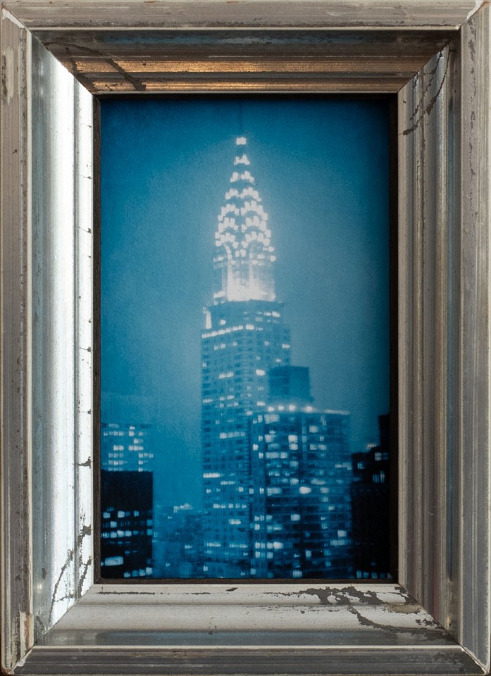 Jefferson Hayman, Chrysler At Night, 2025
Varnished pigment print paired with a vintage silver frame, 6 x 4 in. (15.2 x 10.2 cm)
JH250412