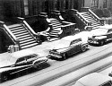 Ruth Orkin, White Stoops
1952, gelatin silver print