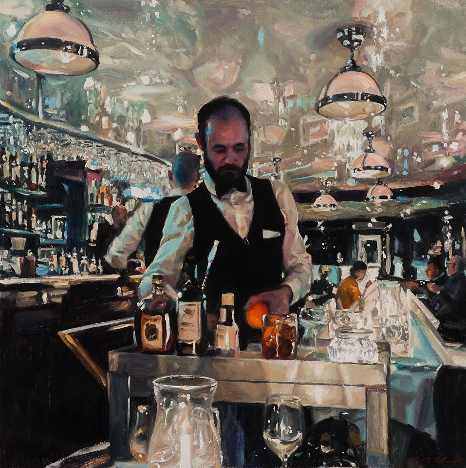 Paul G. Oxborough, Bar Cart, 2025
oil on linen, 34 x 34 in. (86.4 x 86.4 cm)
PO250404