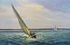 heeling on nantucket unframed