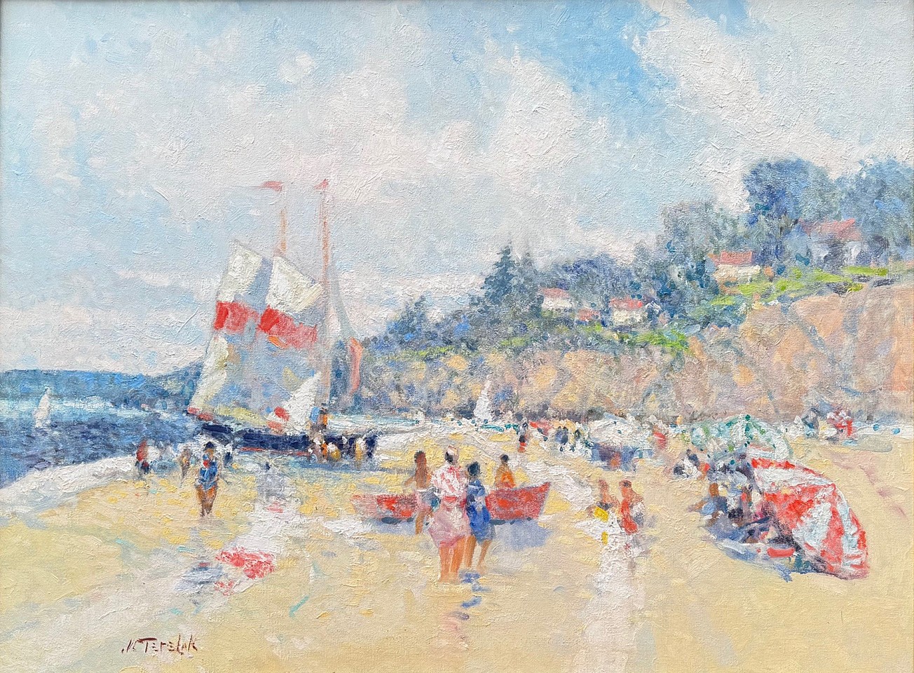 John Terelak, A Day at the Beach, 2025
oil on canvas, 26 x 32 in. (66 x 81.3 cm)
JT250408