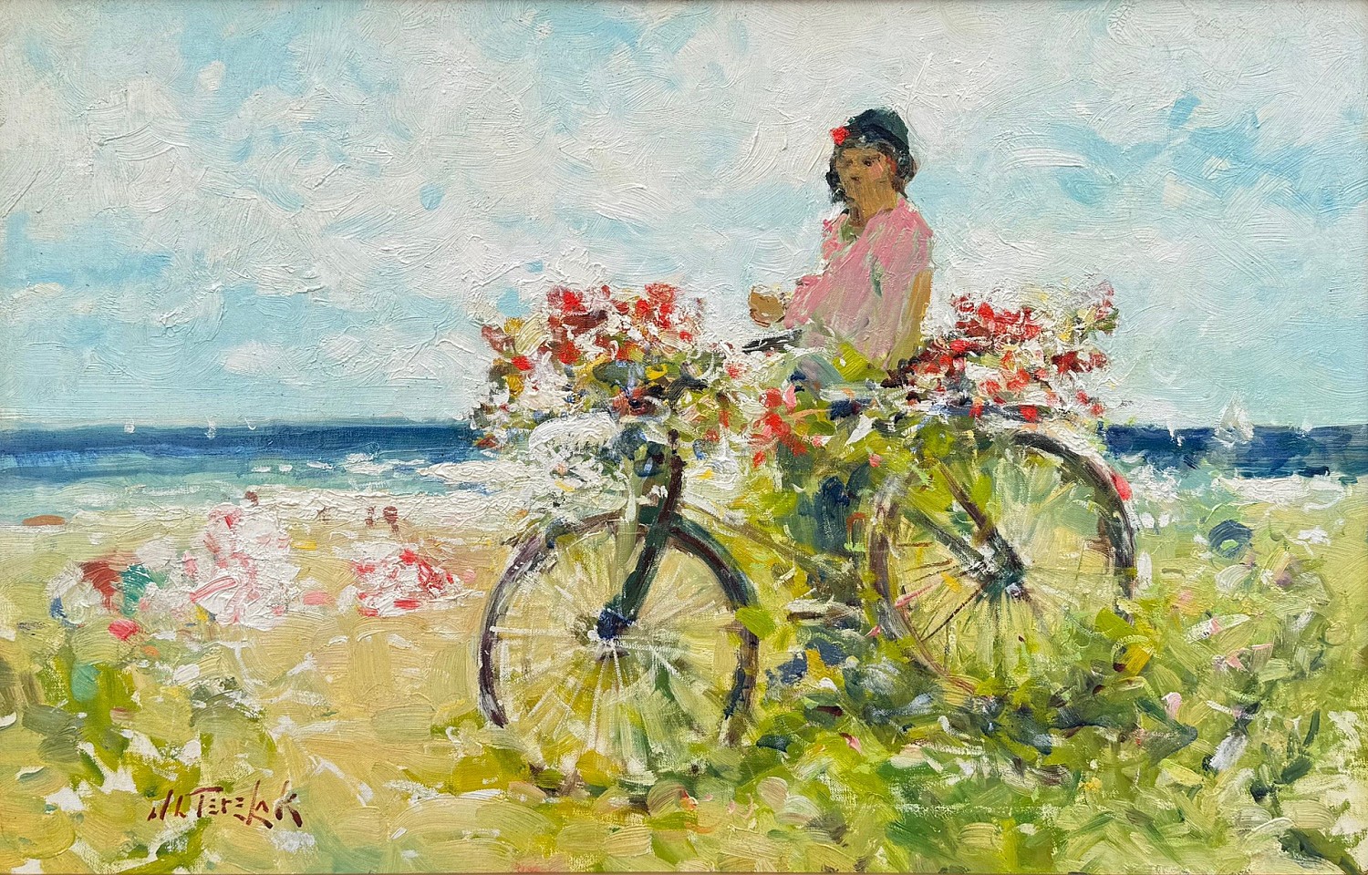 John Terelak, Flower Girl, 2025
oil on panel, 18 x 28 in. (45.7 x 71.1 cm)
JT250404