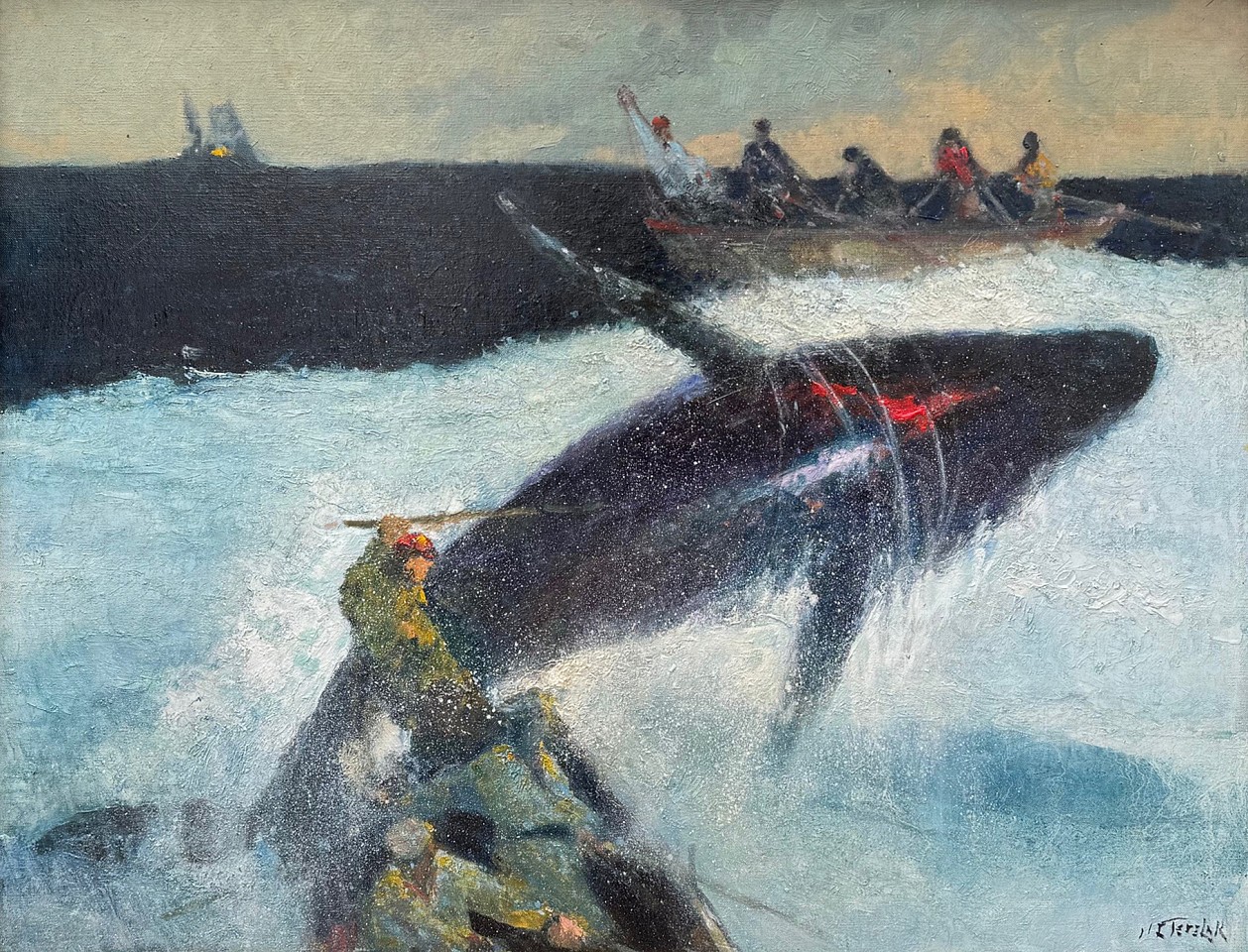 John Terelak, In for the Kill, 2025
oil on canvas, 30 x 36 in. (76.2 x 91.4 cm)
JT250406