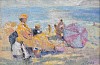 lady in yellow unframed