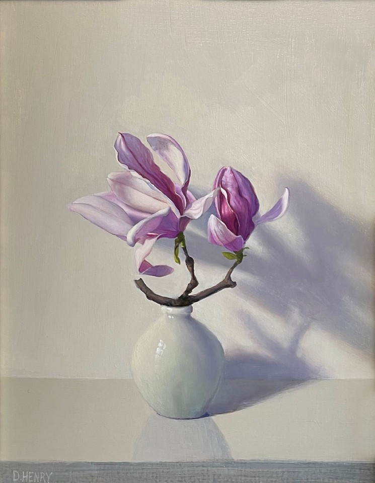 David Henry, Magnolia Blossom, 2025
oil on birch panel, 10 x 8 in. (25.4 x 20.3 cm)
DH250503