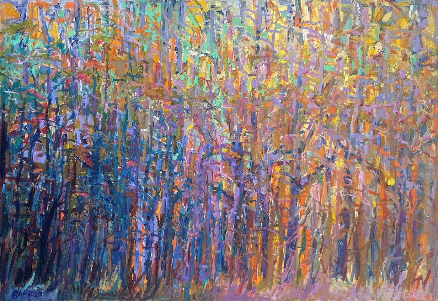 Ira Barkoff, Forest Series, Dawn, 2025
oil on canvas, 44 x 64 in. (111.8 x 162.6 cm)
IB250603