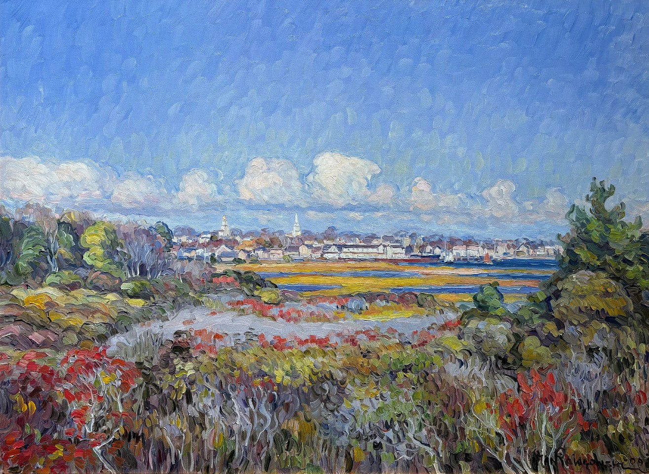 Jan Pawlowski, Fall From Monomoy, 2009
oil on canvas, 30 x 40 in. (76.2 x 101.6 cm)
JP011209_