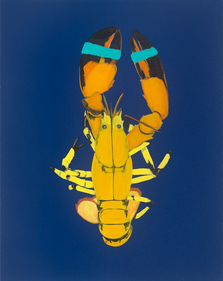 Adam S. Umbach, Golden Boi (Blue), 2025
oil and acrylic on canvas, 30 x 24 in. (76.2 x 61 cm)
AU250605