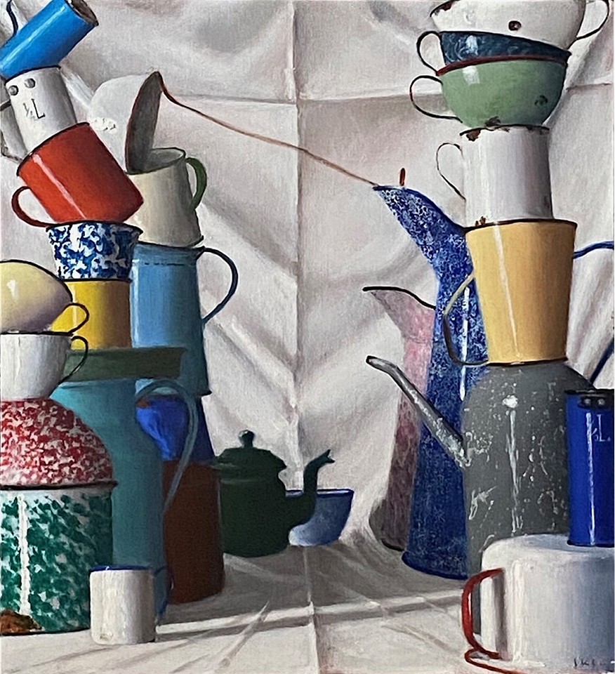 Joseph Keiffer, Tipsy Street Scene, 2024
oil on canvas, 21 x 19 in. (53.3 x 48.3 cm)
JK250709