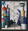 tipsy street scene framed copy