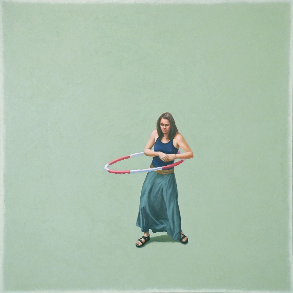Scott Duce, Hula-Hoop, 2025
oil on panel, 20 x 20 in. (50.8 x 50.8 cm)
SD250901