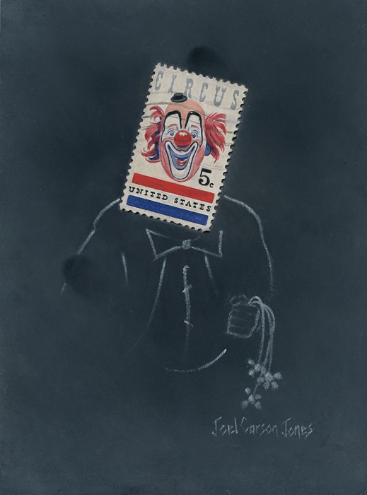 Joel Carson Jones, Clowning, 2011
oil on panel, 5 1/4 x 4 in. (13.3 x 10.2 cm)
JCJ110401_