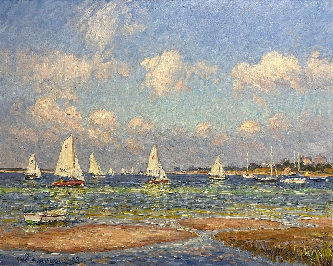 Jan Pawlowski, Polpis Sailing, 2009
oil on canvas, 24 x 30 in. (61 x 76.2 cm)
JP250703