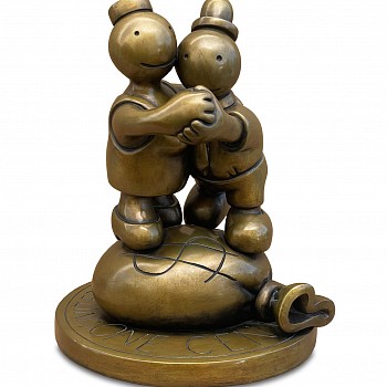 sculpture: Tom Otterness Free Money, Ed. 8/9