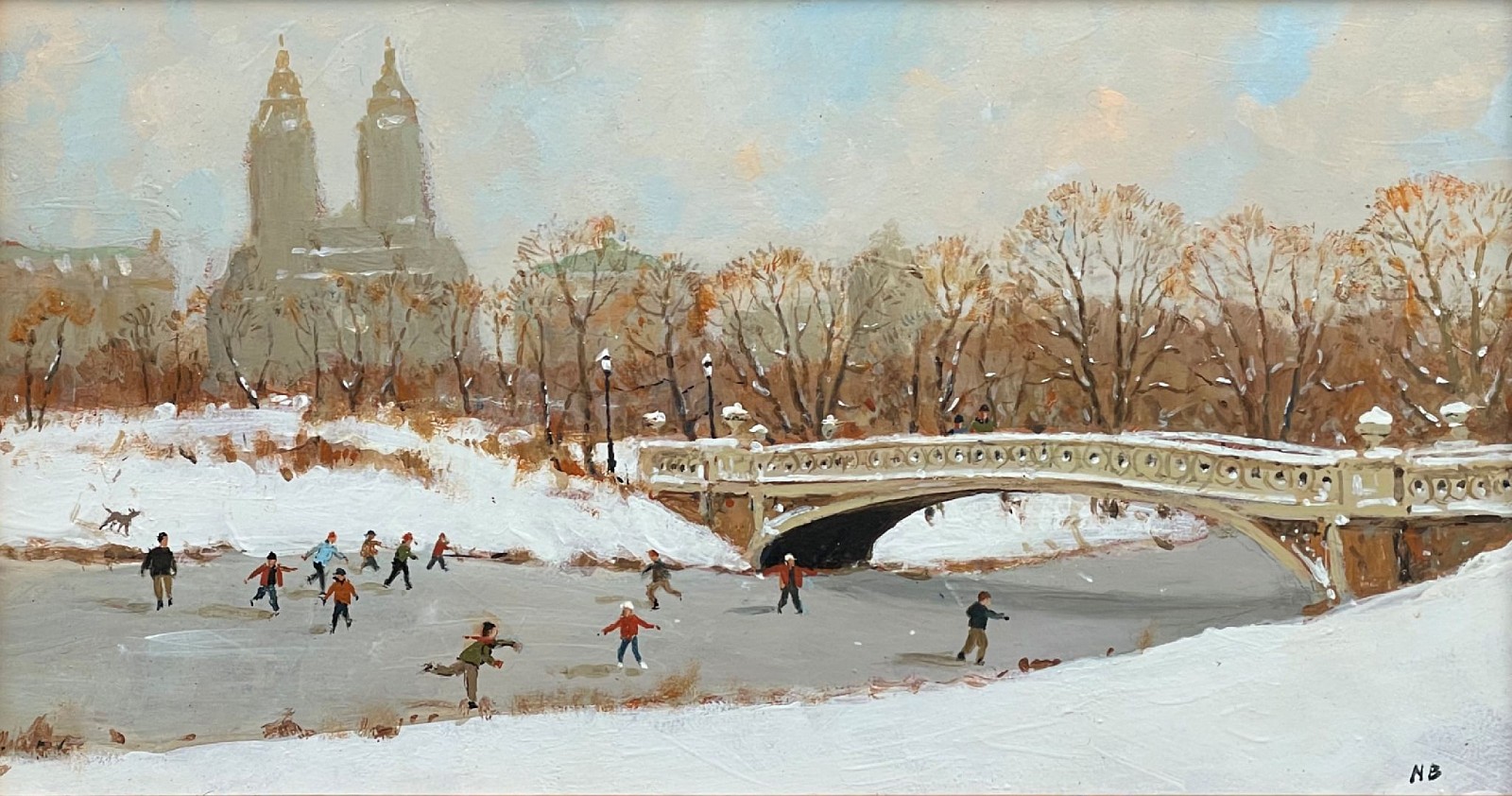 Nicholas Berger, Frozen Over, 2025
oil on panel, 8 x 15 in. (20.3 x 38.1 cm)
NB251103