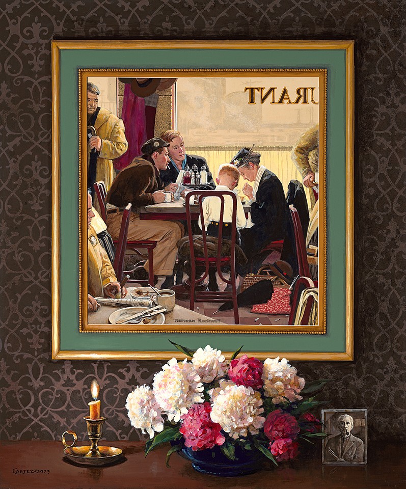 Jenness Cortez, Love Serve Remember, 2025
acrylic on mahogany panel, 24 x 20 in. (61 x 50.8 cm)
JC251101