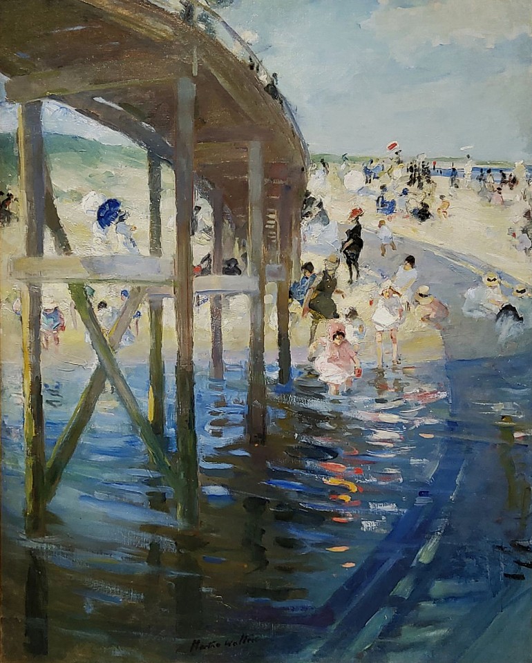 Martha Walter, Under the Trestle Bridge, Gloucester, c. 1917
oil on canvas, 40 x 32 in. (101.6 x 81.3 cm)
MW251201