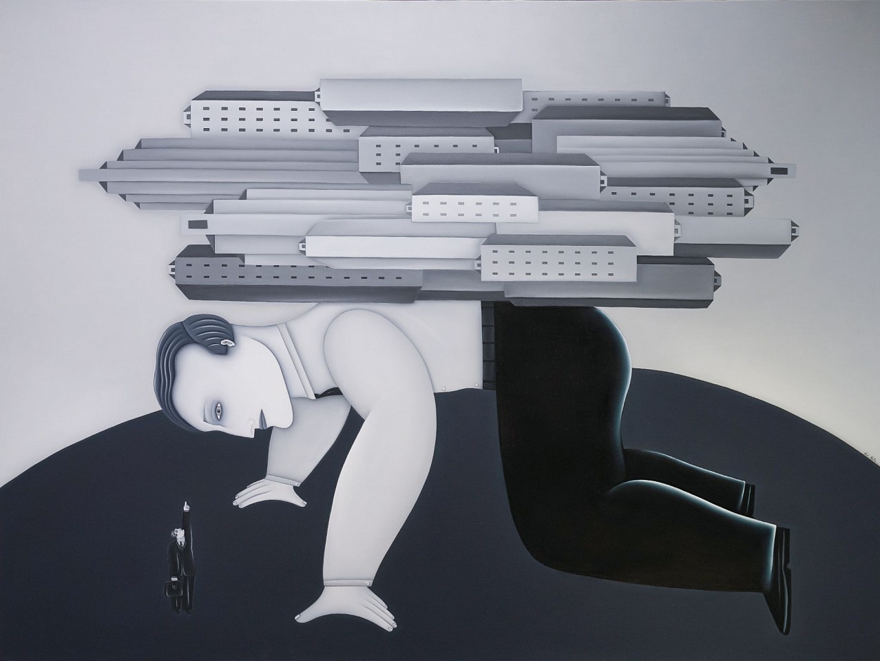 Noé Katz, The Architect, 2019
oil on linen, 50 x 65 in. (127 x 165.1 cm)
NK251201