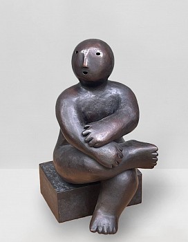 Work:&nbsp;Joy Brown Sitter with Crossed Legs, Ed. 2/8