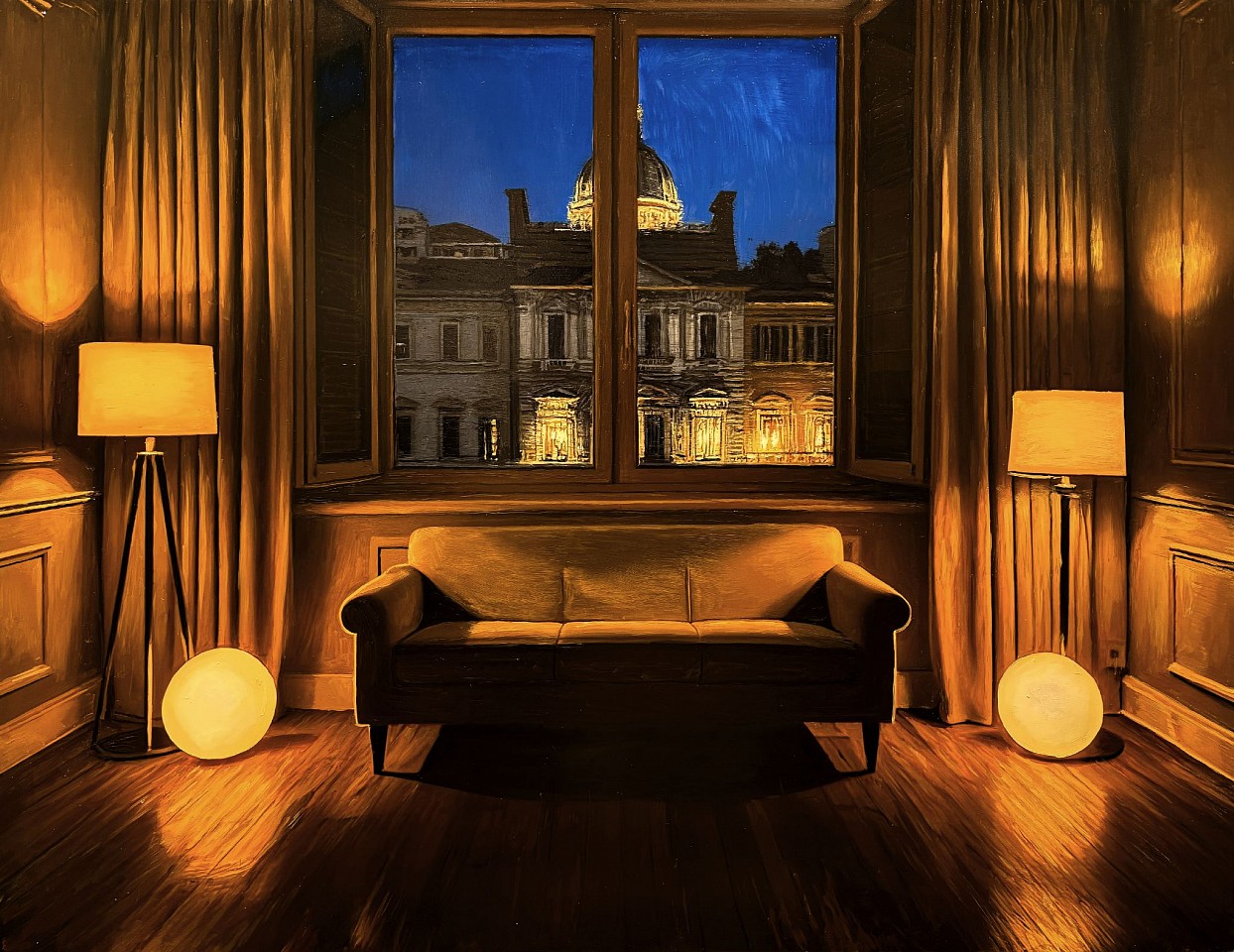 Tommaso Ottieri, Rome, 2025
oil on board, 33 3/8 x 43 1/4 in. (85 x 110 cm)
TO260107