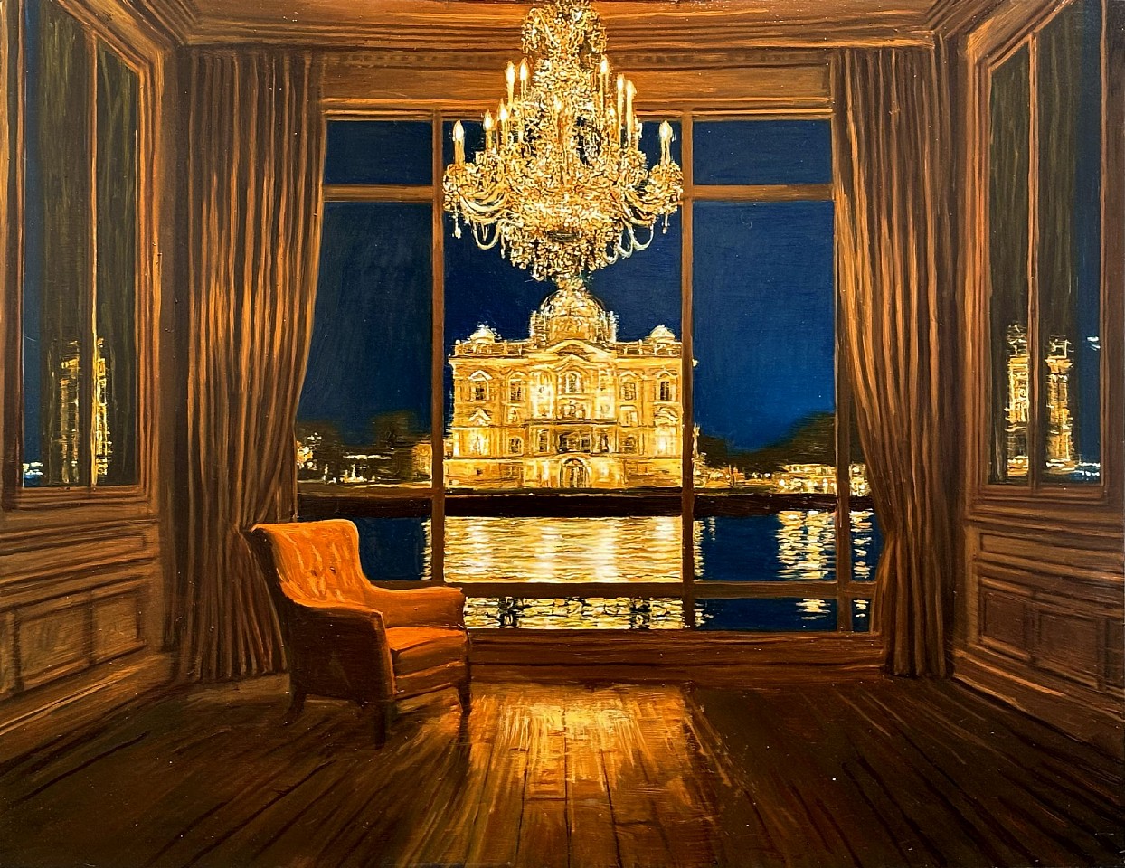 Tommaso Ottieri, Venice, 2025
oil on board, 33 3/8 x 43 1/4 in. (85 x 110 cm)
TO260108
