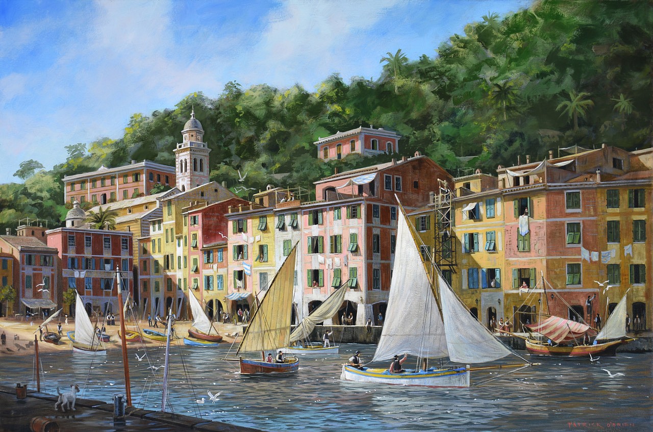 Patrick O'Brien, Portofino in the 1800s, 2021
oil on canvas, 24 x 36 in. (61 x 91.4 cm)
POB260202