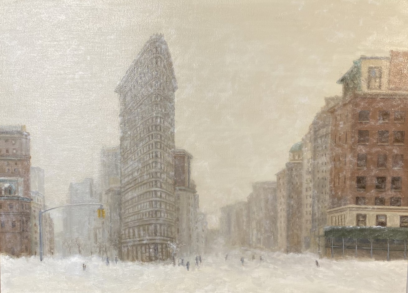 Marla Korr, Flatiron After Big Snow, 2026
oil on canvas, 18 x 24 in. (45.7 x 61 cm)
MK260203