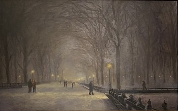 Marla Korr -&nbsp;Marla Korr Snowy Night, Central Park