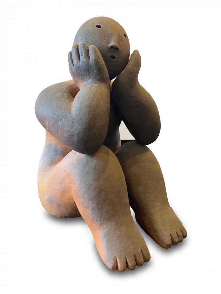 Joy Brown, Sitter with Head in Hands
wood-fired ceramic, 20 x 12 x 18 in. (50.8 x 30.5 x 45.7 cm)
JB250603