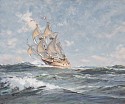 John Stobart, The Mayflower II at Sea Under Full Sail
c. 1960, oil on canvas