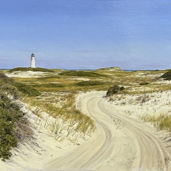 painting:&nbsp;Lori Zummo Great Point Light