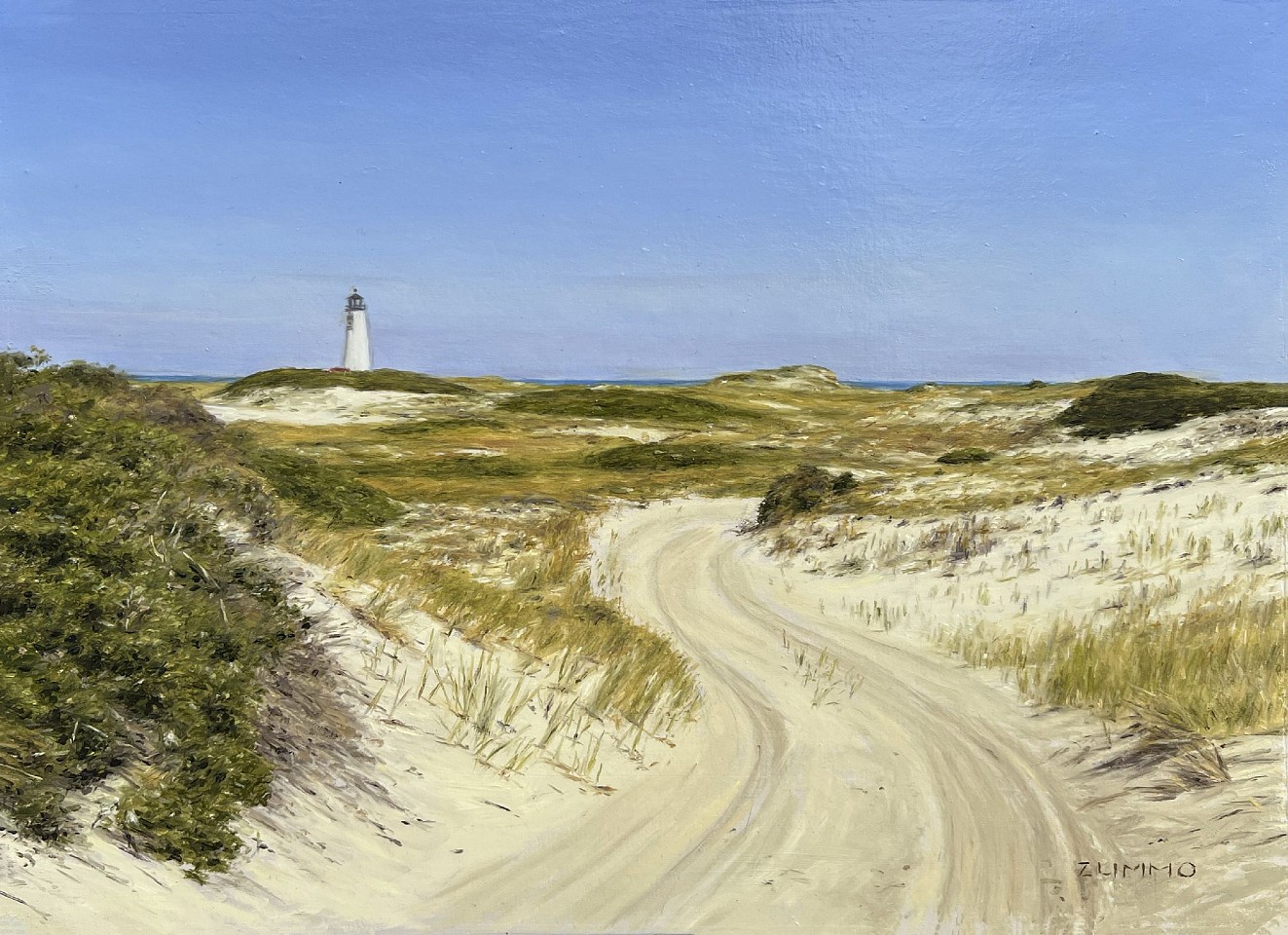 Lori Zummo, Great Point Light, 2026
oil on panel, 9 x 12 in. (22.9 x 30.5 cm)
LZ260402