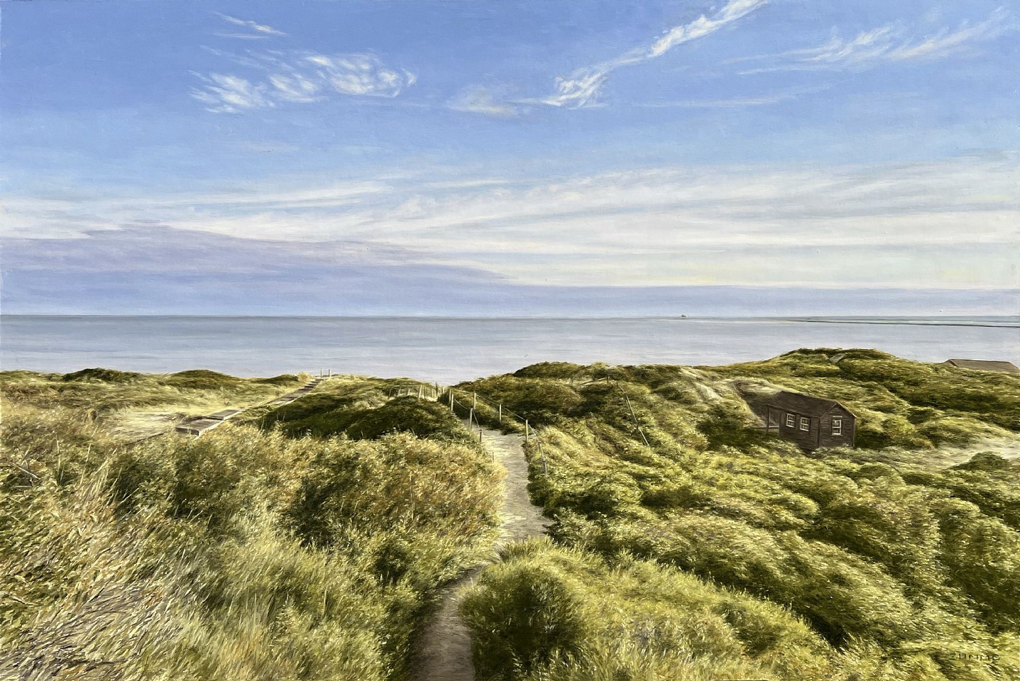 Lori Zummo, Steps Beach Sunrise, 2026
oil on panel, 24 x 36 in. (61 x 91.4 cm)
LZ260406