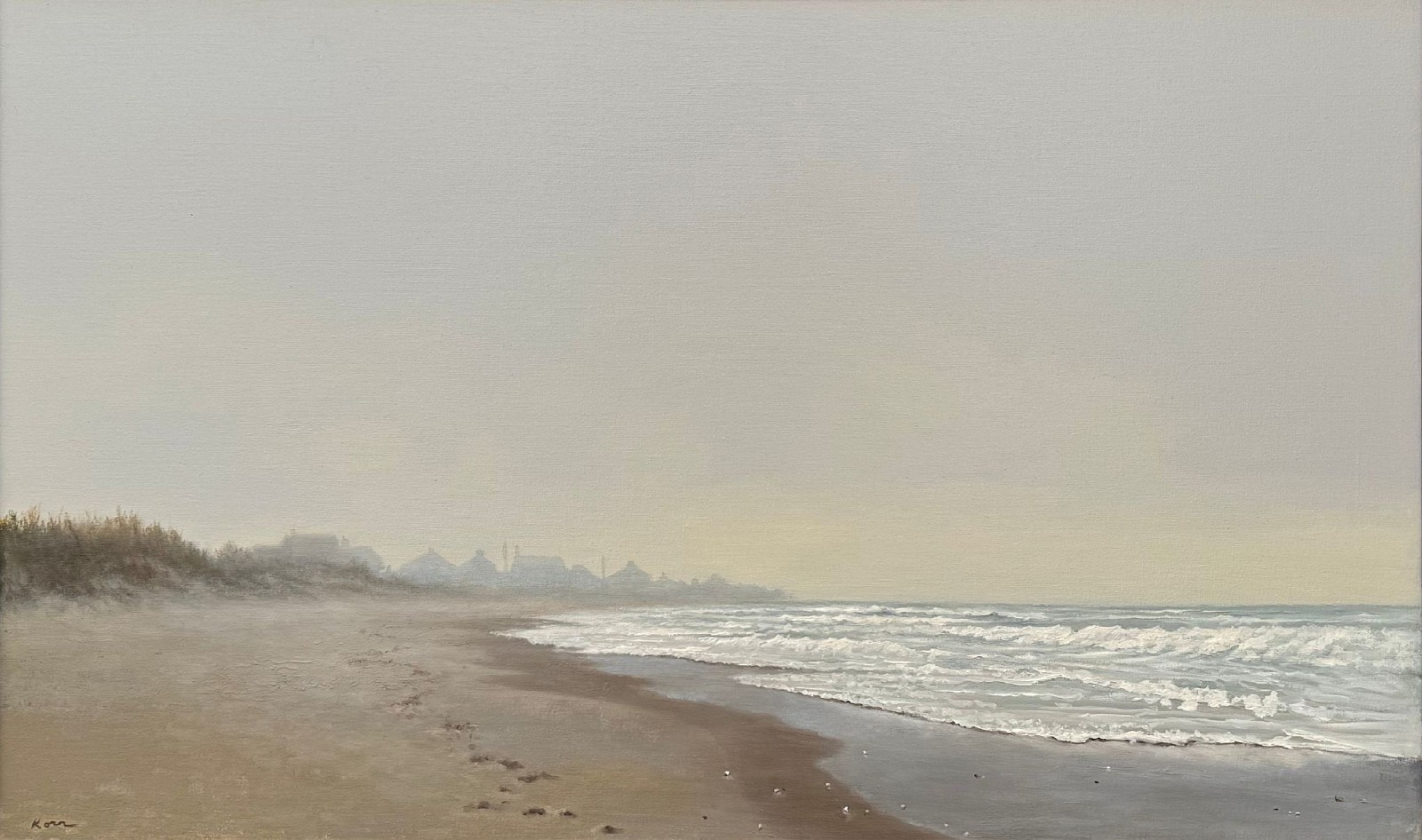 Marla Korr, Surf on the Shore (Madaket), 2026
oil on linen, 24 x 40 in. (61 x 101.6 cm)
MK260405