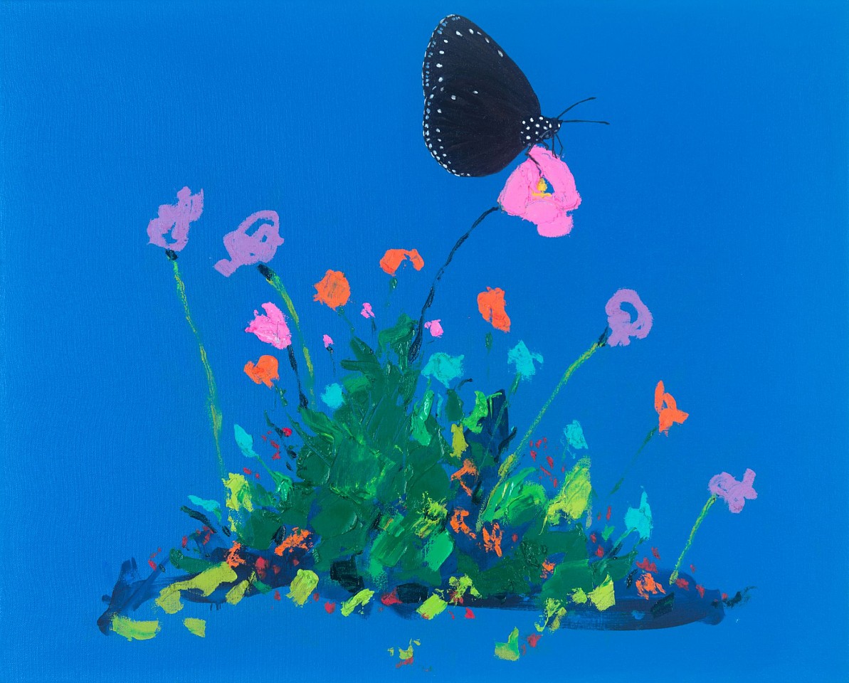 Adam S. Umbach, Sweet Smells (True Blue), 2026
oil and acrylic on canvas, 24 x 30 in. (61 x 76.2 cm)
AU260402