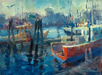 Work:&nbsp;Lyudmila Tomova Clark Morning Harbor Light