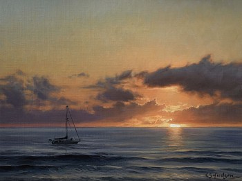 Work:&nbsp;Kathleen Hudson Last Light of the Day
