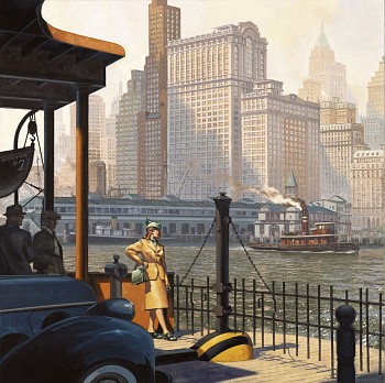 Work:&nbsp;Russ Kramer Miss New York [The Miss New York was a historic and beloved Staten Island ferryboat, christened in 1938 by Mayor Fiorello H. La Guardia and finally retired in 1975 after 37 years in service.]