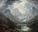 Erik Koeppel, Dream Lake: Storm in the Rockies
oil on canvas
