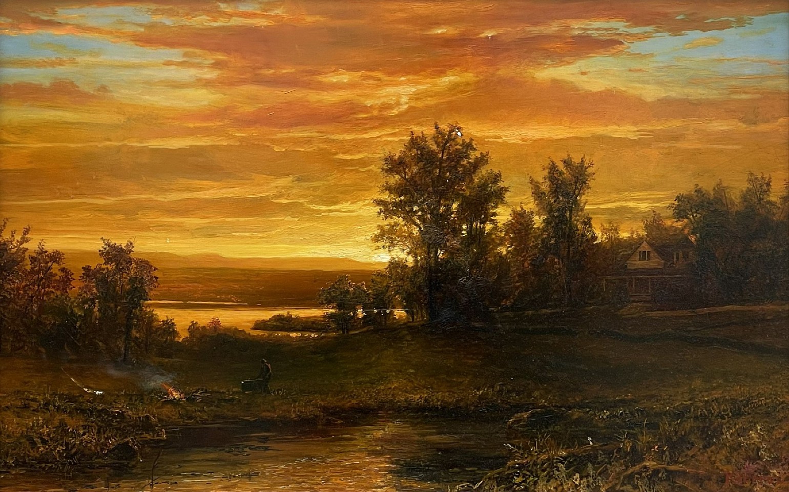 Erik Koeppel, Pastoral Sunset
oil on panel, 15 x 24 in. (38.1 x 61 cm)
EK260403CF