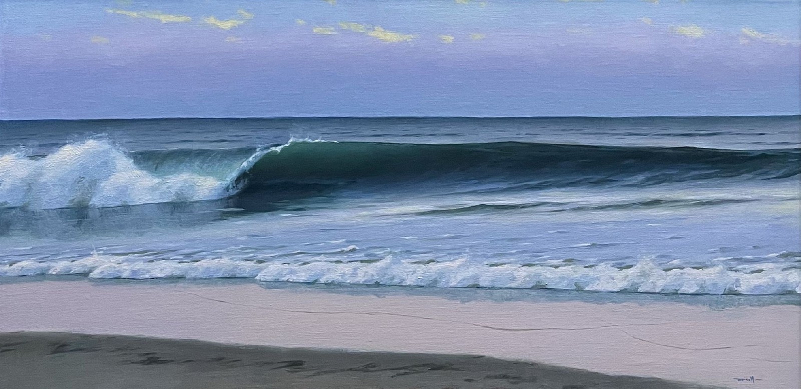 Edward Minoff, Late July Sunrise, 2026
oil on linen on panel, 12 x 24 in. (30.5 x 61 cm)
EM260505