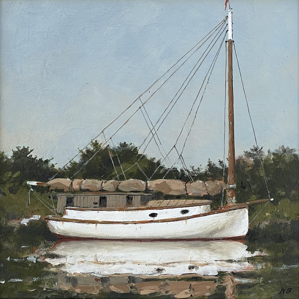 Nicholas Berger, Safe Harbor, 2026
oil on panel, 9 1/4 x 9 1/4 in. (23.5 x 23.5 cm)
NB260507