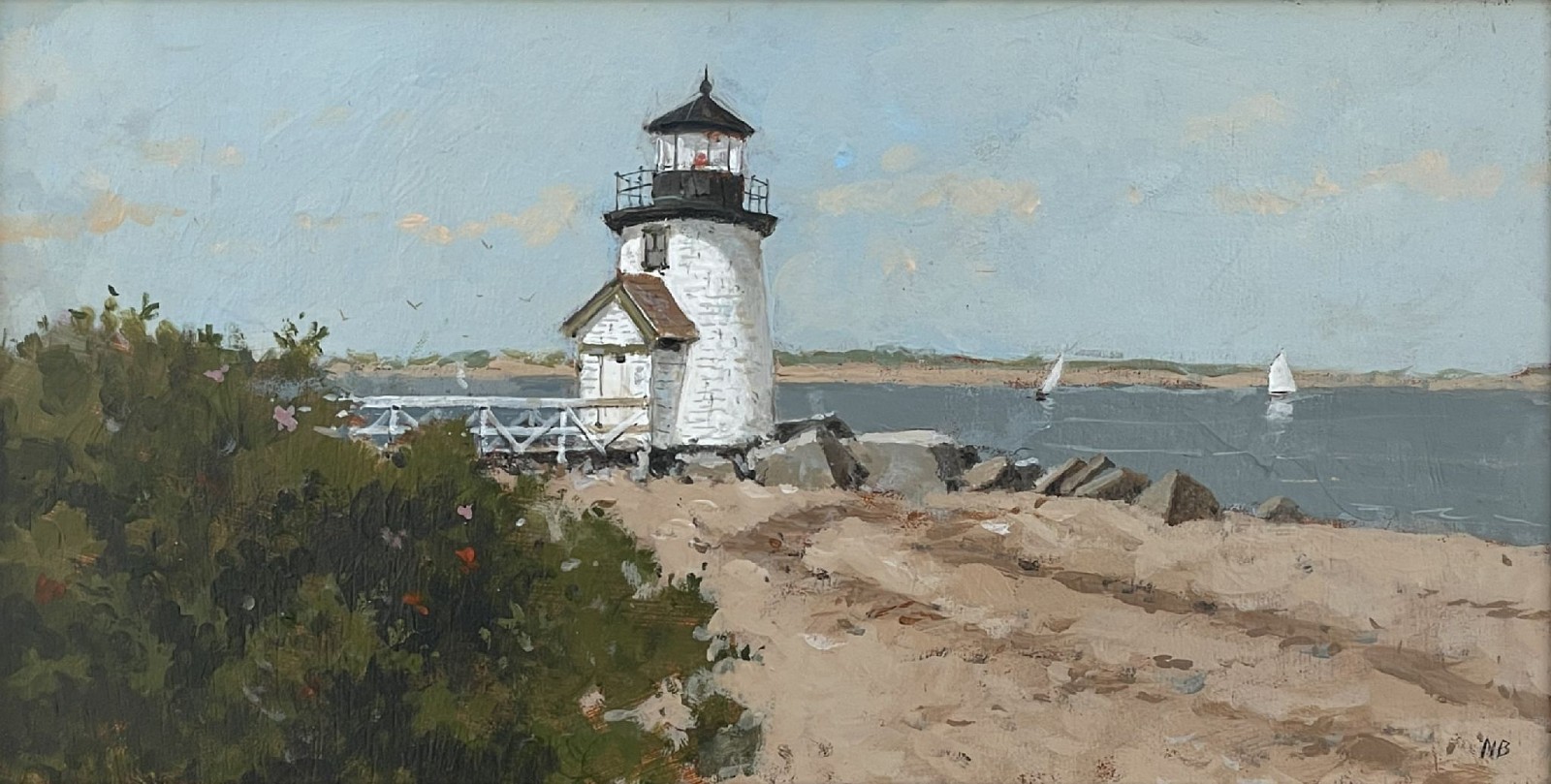 Nicholas Berger, Summer Colors, 2026
oil on panel, 7 1/2 x 14 1/2 in. (19.1 x 36.8 cm)
NB260504
