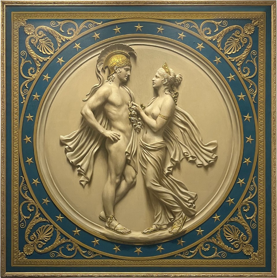 Michael Aviano, Mars & Venus, 1993
oil on canvas, 60 x 60 in.
MA07032001_